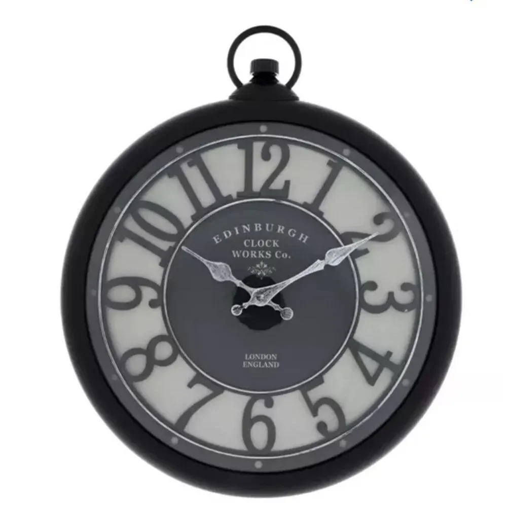 🕰️🕰️Black Edinburgh Wall Clock